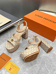 LOUIS VUITTON | Maya Platform Sandal Natural - 3
