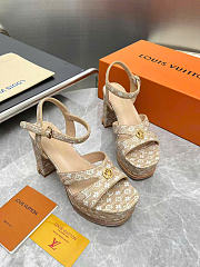 LOUIS VUITTON | Maya Platform Sandal Natural - 2