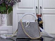 LOUIS VUITTON | Mini Capucines East-West Silver crystal - 1