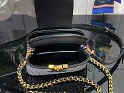 LOUIS VUITTON | Nano Capucines East-West Black crystal - 6