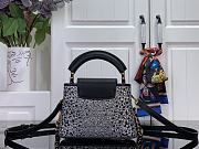LOUIS VUITTON | Nano Capucines East-West Black crystal - 4