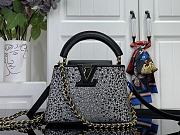 LOUIS VUITTON | Mini Capucines East-West Black crystal - 1