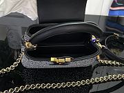 LOUIS VUITTON | Mini Capucines East-West Black crystal - 4