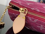 LOUIS VUITTON | Trousse Speedy Wallet Fuchsia Denim - 6