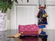 LOUIS VUITTON | Trousse Speedy Wallet Fuchsia Denim - 5