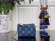 LOUIS VUITTON | Trousse Speedy Wallet Blue Denim - 1