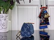 LOUIS VUITTON | Trousse Speedy Wallet Blue Denim - 6
