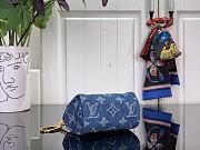 LOUIS VUITTON | Trousse Speedy Wallet Blue Denim - 5