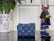 LOUIS VUITTON | Trousse Speedy Wallet Blue Denim - 2