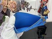 LOUIS VUITTON |  Card Holder In Blue - 5