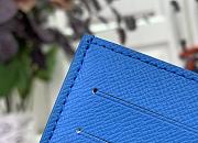 LOUIS VUITTON |  Card Holder In Blue - 2