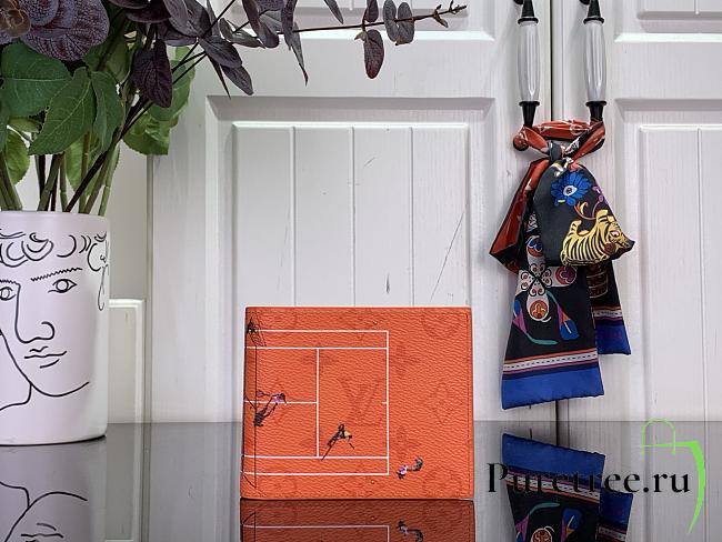 LOUIS VUITTON | Pocket agenda cover in orange - 1