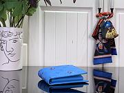 LOUIS VUITTON | Pocket agenda cover in blue - 6