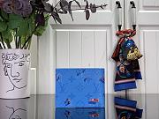 LOUIS VUITTON | Pocket agenda cover in blue - 3