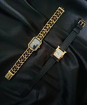 CHANEL | PREMIÈRE ICONIC CHAIN ​​WATCH BLACK/GOLD - 5