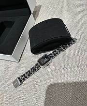 CHANEL | PREMIÈRE ICONIC CHAIN ​​WATCH BLACK/SILVER - 6