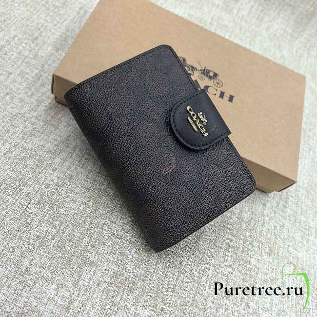 Coach Medium Corner Zip Wallet 01 - 1