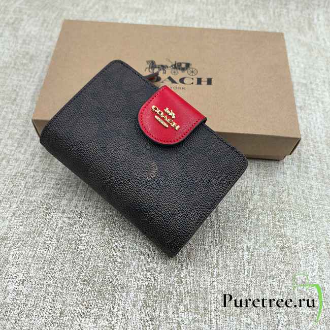 Coach Medium Corner Zip Wallet 02 - 1