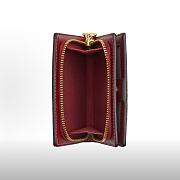 Coach Snap Wallet In Signature Canvas With Cherry 01 - 6