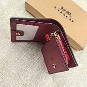 Coach Snap Wallet In Signature Canvas With Cherry 01 - 5