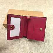 Coach Snap Wallet In Signature Canvas With Cherry 01 - 2