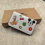 DISNEY X COACH | Essential Slim Card Case / Sticker Print - 1