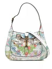 GUCCI | Calfskin Tiger Savanah Small Jackie Bag - 1