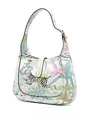 GUCCI | Calfskin Tiger Savanah Small Jackie Bag - 6