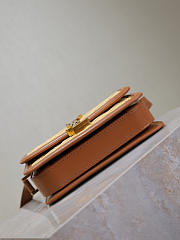 YSL | Satchel Small bag in beige raffia  - 6