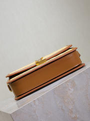 YSL | Satchel Medium bag in beige raffia - 6