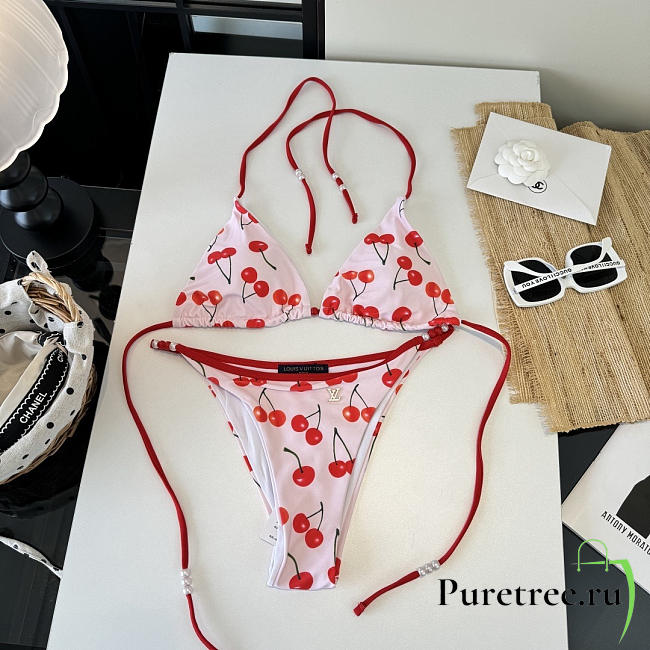 Louis Vuitton Cherry Blossom Bikini Set - 1