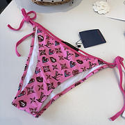 Louis Vuitton Pink Monogram Love Bikini - 5