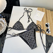 Louis Vuitton Noir Signature Bikini - 5
