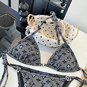 Louis Vuitton Noir Signature Bikini - 2