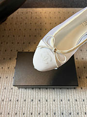 CHANEL | Mesh Ballet flats off-white color - 6