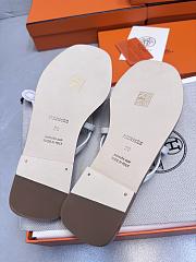 HERMES | Kelly buckle flip-flops white - 2