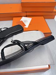 HERMES | Kelly buckle flip-flops black - 5
