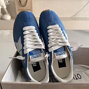 Golden Goose Marathon Speed logo-printed Sneakers Blue - 3