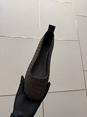 BOTTEGA VENETA | Fondant Intrecciato Woven Nappa Leather Bow Ballet Flats - 5