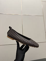 BOTTEGA VENETA | Fondant Intrecciato Woven Nappa Leather Bow Ballet Flats - 4