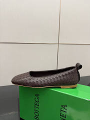 BOTTEGA VENETA | Fondant Intrecciato Woven Nappa Leather Bow Ballet Flats - 3