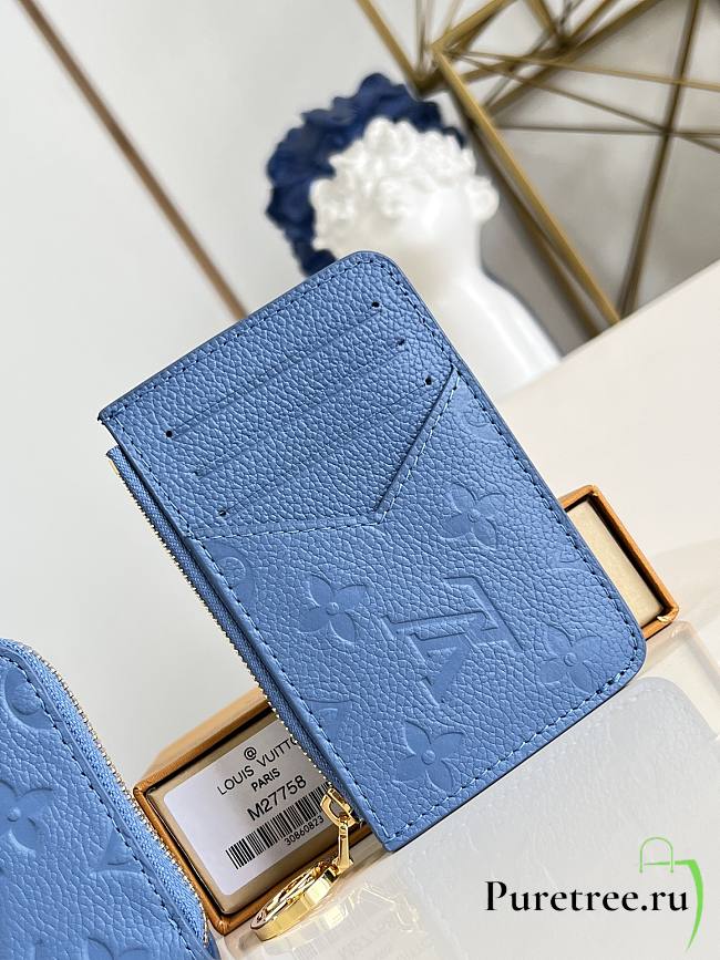 LOUIS VUITTON | Romy Card Holder Blue Jeans - 1
