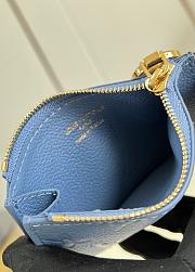 LOUIS VUITTON | Romy Card Holder Blue Jeans - 6