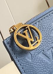 LOUIS VUITTON | Romy Card Holder Blue Jeans - 4