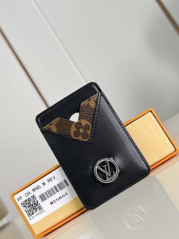 LOUIS VUITTON | Magnetic Card Holder Black