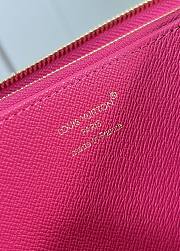 LOUIS VUITTON | Zippy Wallet Pink Denim - 4