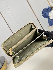 LOUIS VUITTON | Zippy Wallet Khaki Denim - 5