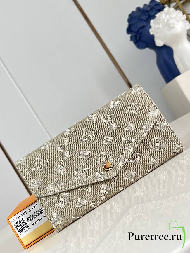 LOUIS VUITTON | Sarah Wallet Pink Denim - 1