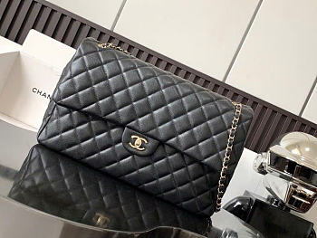 CHANEL | Flap Bag In Black Size 40x26x12 cm 