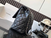 CHANEL | Flap Bag In Black Size 40x26x12 cm  - 5
